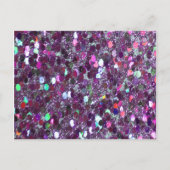 Advice Kaart | Paarse Confetti Glitter (Achterkant)