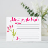 Advice Kaart voor Bride om het Spel van het Vrijge (Staand voorkant)