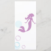 Advice-Kaart voor het Baby shower van het meisje v (Achterkant)