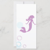 Advice-Kaart voor het Baby shower van het meisje v (Achterkant)