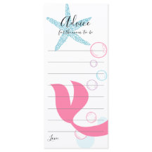 Advice-Kaart voor het Baby shower van het meisje v