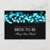 Advice Kaart Vrijgezellenfeest Turquoise Hollywood (Voorkant)