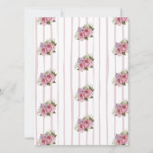 Advice & Wishes  Bridal shower Peony hydrangea (Achterkant)