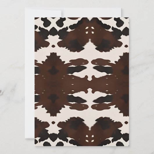 Advice & Wishes Bridal shower Western Boho (Achterkant)