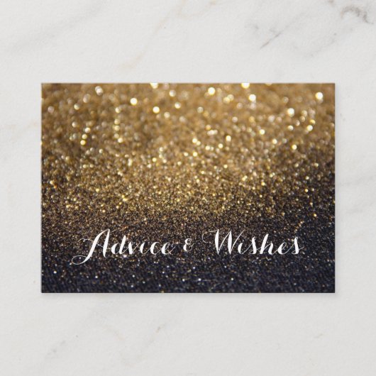 Advice & wishes Weddenschappen Advieskaart (Voorkant)