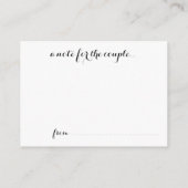 Advice & Wishes Weddenschappen - Gold Lit Nite Advieskaart (Achterkant)