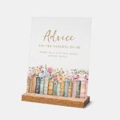 Advies Baby shower Acryl teken Acryl Bord (Hoek)