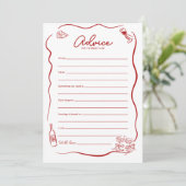 Advies Dat's Amore Rode Italiaanse Bruiloft Game (Staand voorkant)