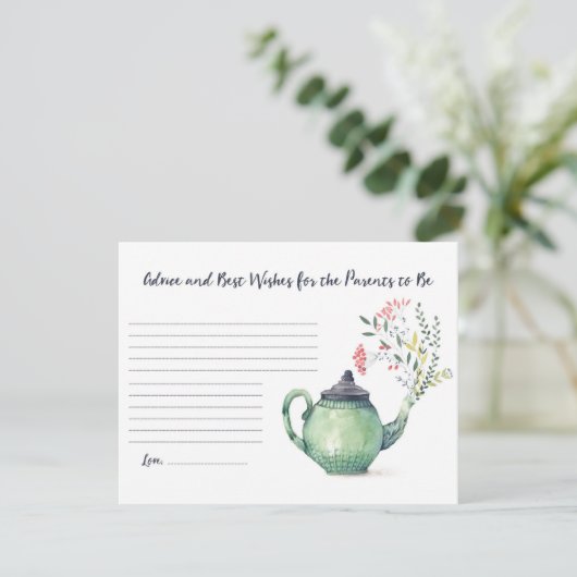 Advies en beste wensen voor ouders informatiekaartje (Staand voorkant)