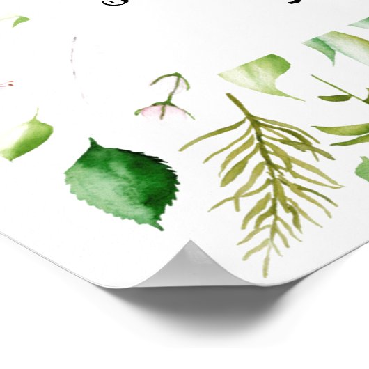 advies en goede wensen bruidsfeest spel poster (Hoek)