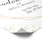 Advies en put Teken Geometrische Eucalyptus Poster (Hoek)