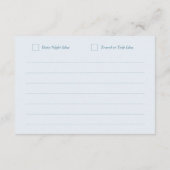 Advies en reisadviezen Datum nachtelijke Kaart (Achterkant)