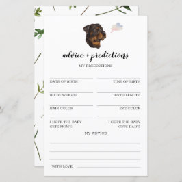 Advies en voorspelling Baby shower rottweiler