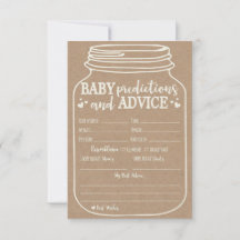 Advies en Voorspelling Kaarten voor Baby shower Ga
