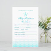 Advies en voorspelling van baby - Baby shower spel (Staand voorkant)