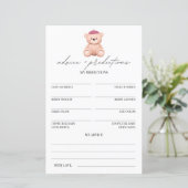 Advies en voorspellingen Bonjour Bebe Baby shower (Staand voorkant)
