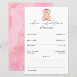 Advies en voorspellingen Bonjour Bebe Baby shower