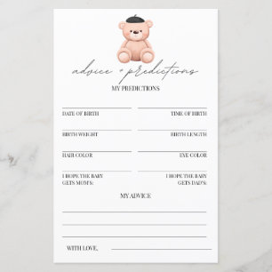 Advies en voorspellingen Bonjour Bebe Baby shower