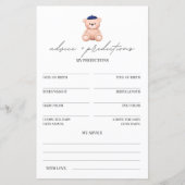Advies en voorspellingen Bonjour Bebe Baby shower (Voorkant)