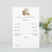 Advies en voorspellingen Cowboy Rustic Baby shower (Staand voorkant)