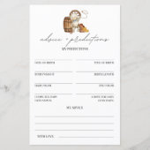 Advies en voorspellingen Cowboy Rustic Baby shower (Voorkant)