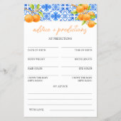 Advies en voorspellingen | Little Cutie Baby showe Flyer (Voorkant)