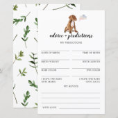 Advies en voorspellingen Pit bull Baby shower Game (Voorkant / Achterkant)