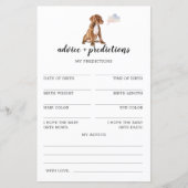 Advies en voorspellingen Pit bull Baby shower Game (Voorkant)