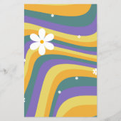 Advies en voorspellingen Retro Baby shower Flyer (Achterkant)