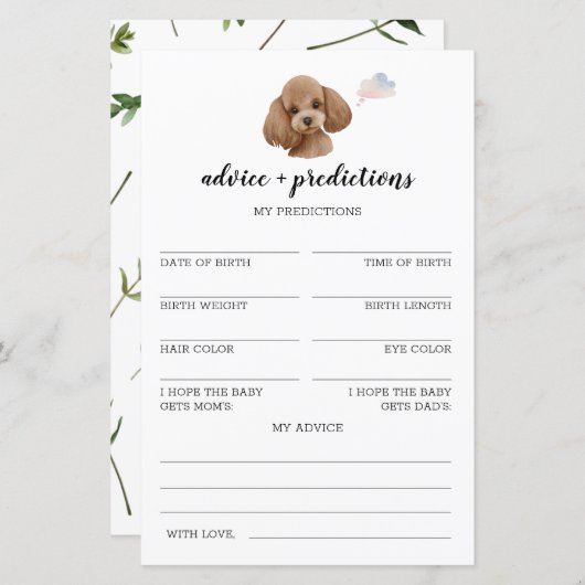 Advies en voorspellingen Speelgoed gamen (Voorkant / Achterkant)