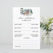 Advies en voorspellingen Winterspelen Baby shower (Staand voorkant)