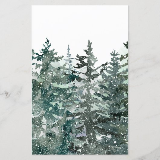 Advies en voorspellingen Winterspelen Baby shower (Achterkant)