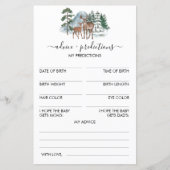 Advies en voorspellingen Winterspelen Baby shower (Voorkant)