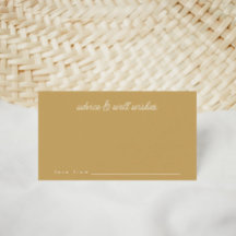 Advies en Well Wishes Burnt Yellow