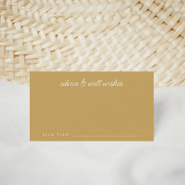 Advies en Well Wishes Burnt Yellow