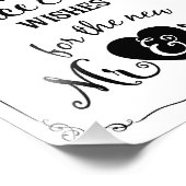 advies en welwillende trouwpartij foto afdruk (Hoek)