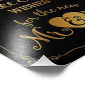 advies en welwillendheid voor bruiloft foto afdruk (Hoek)