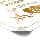 advies en welwillendheid voor bruiloft foto afdruk (Hoek)