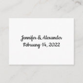 Advies en wens voor de nieuwe heer Mrs Wedding Car (Achterkant)