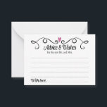 Advies en wens voor de nieuwe heer Mrs Wedding Car<br><div class="desc">Deze stijlvolle Advice & Wishes kaarten zijn de perfecte aanvulling op je trouwreceptie. Hij heeft een donkere rand met een paars pruimen bovenaan. De tekst binnen is "Advies & wenst"in een leuk zwart manuscriptdoopvont en "voor de nieuwe Mr en Mrs."in een eenvoudig zwart doopvont. De kaart heeft ruimte voor gasten...</div>