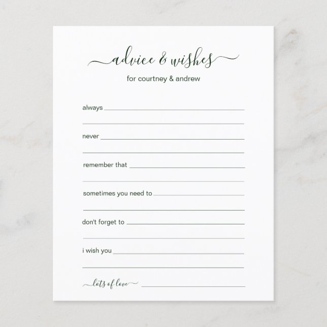 Advies en Wensen (Voorkant)