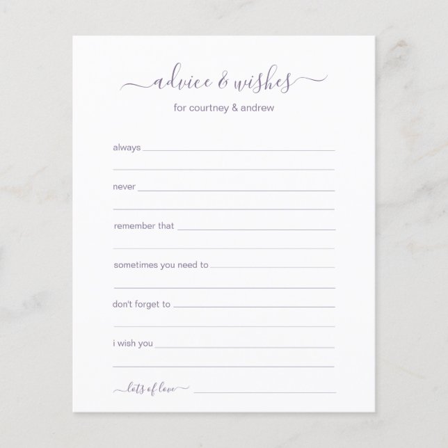 Advies en Wensen (Voorkant)