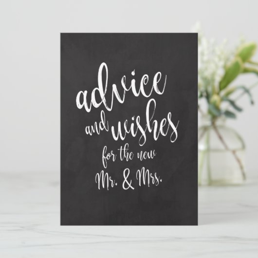 Advies en Wensen Betaalbaar Krijtbord Bord (Staand voorkant)