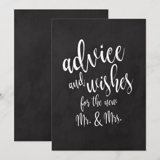 Advies en Wensen Betaalbaar Krijtbord Bord (Voorkant / Achterkant)