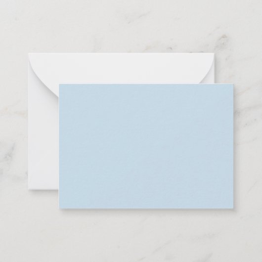 Advies en wensen Blue Baby shower Kaart Notitiekaartje (Achterkant)