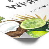 Advies en wensen Coconut limoen Poster (Hoek)