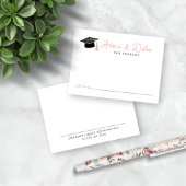 Advies en wensen Hand getrokken Afstuderen Doodle Informatiekaartje