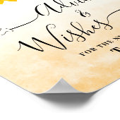 Advies en wensen Huwelijk bord poster (Hoek)