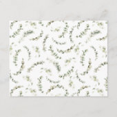 Advies en wensen Little Pumpkin Baby shower Informatiekaartje (Achterkant)