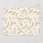 Advies en wensen Little Pumpkin Baby shower Informatiekaartje (Achterkant)